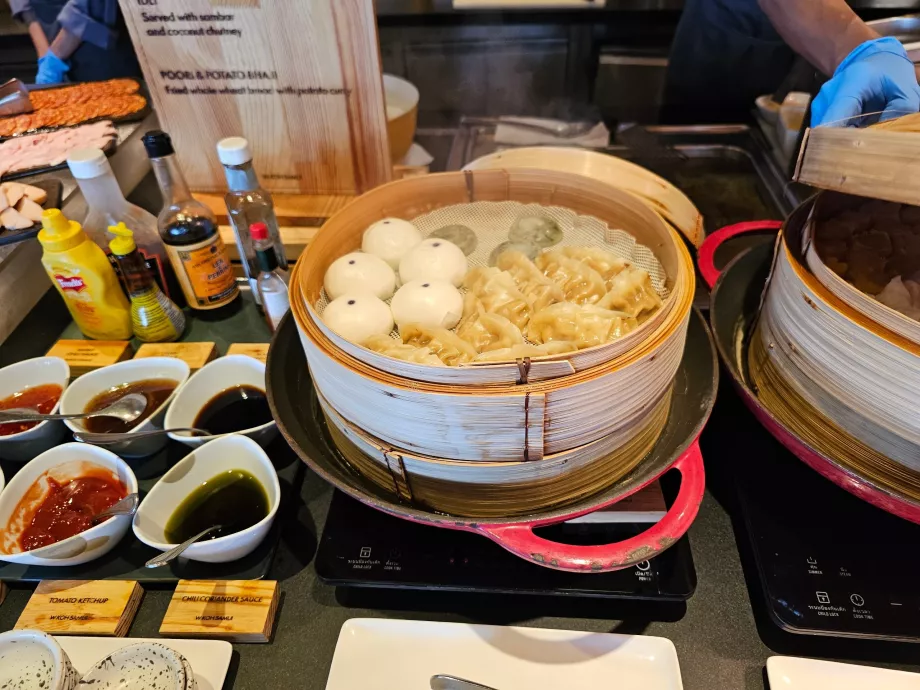 Raňajky - knedličky dim sum