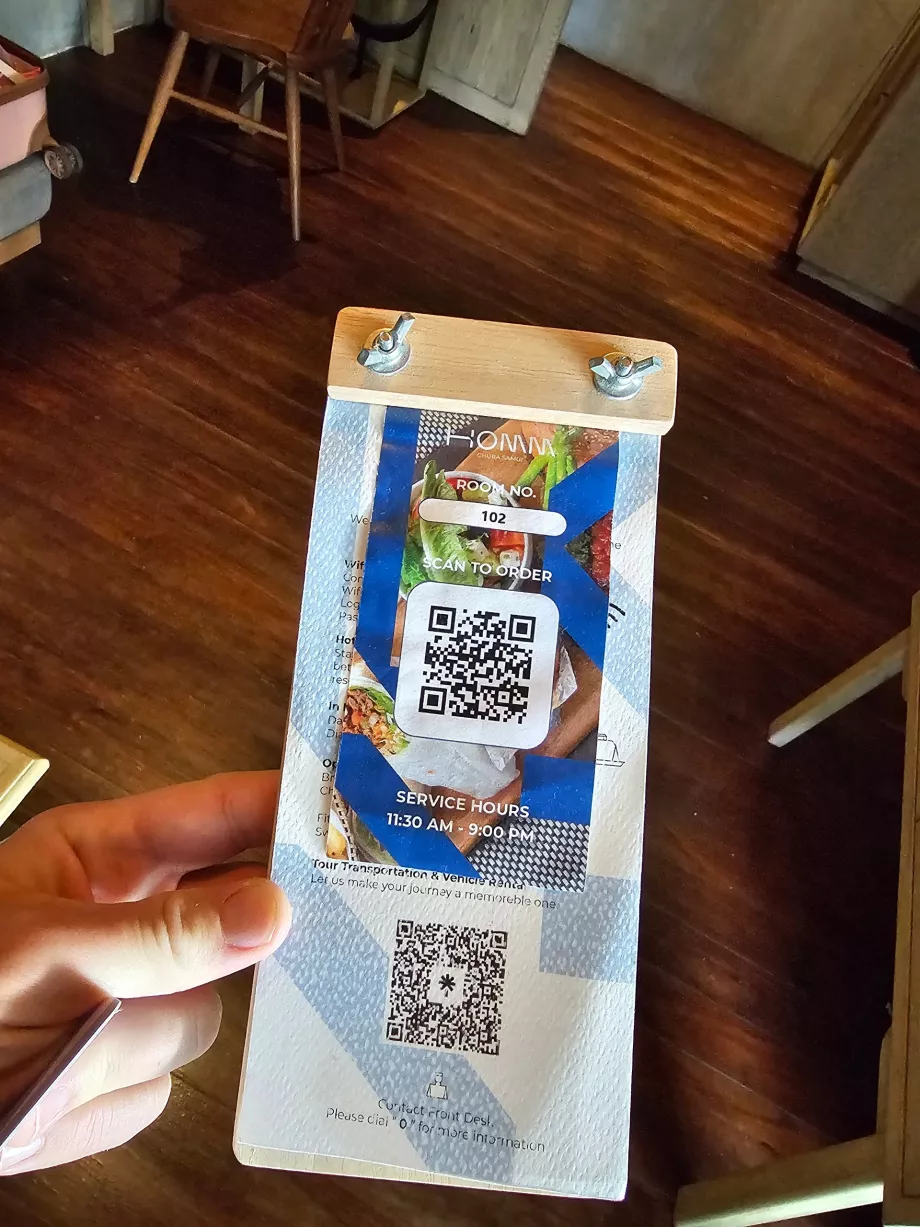 QR kód pre izbovú službu