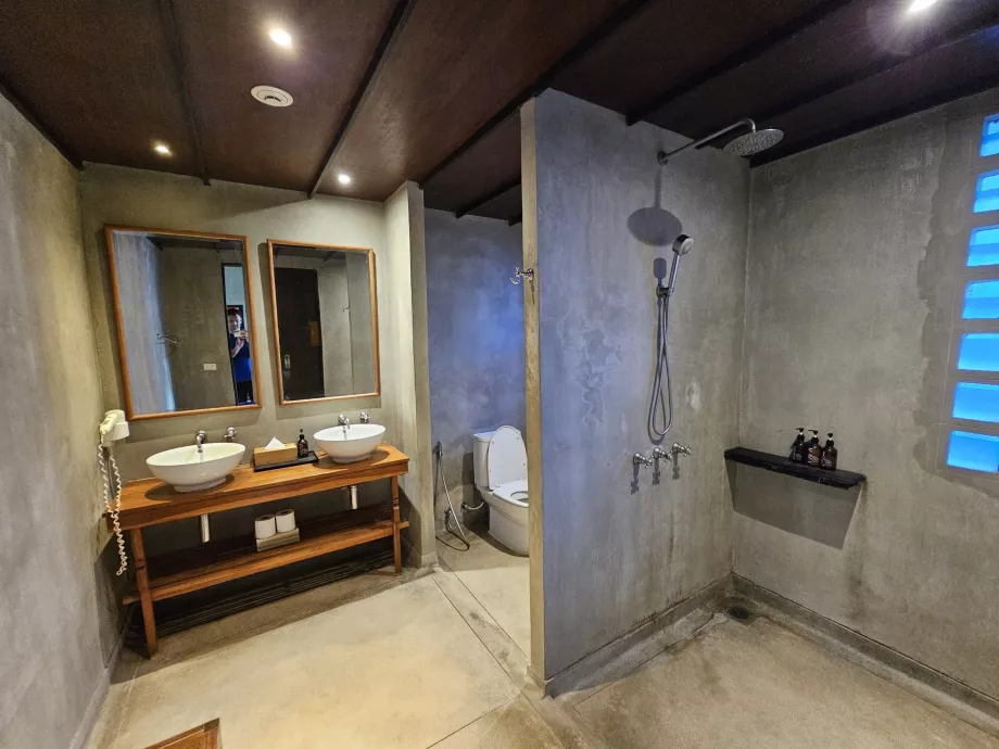 Kúpeľňa vo fitnescentre