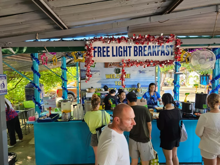 Ľahké raňajky pred odchodom zdarma