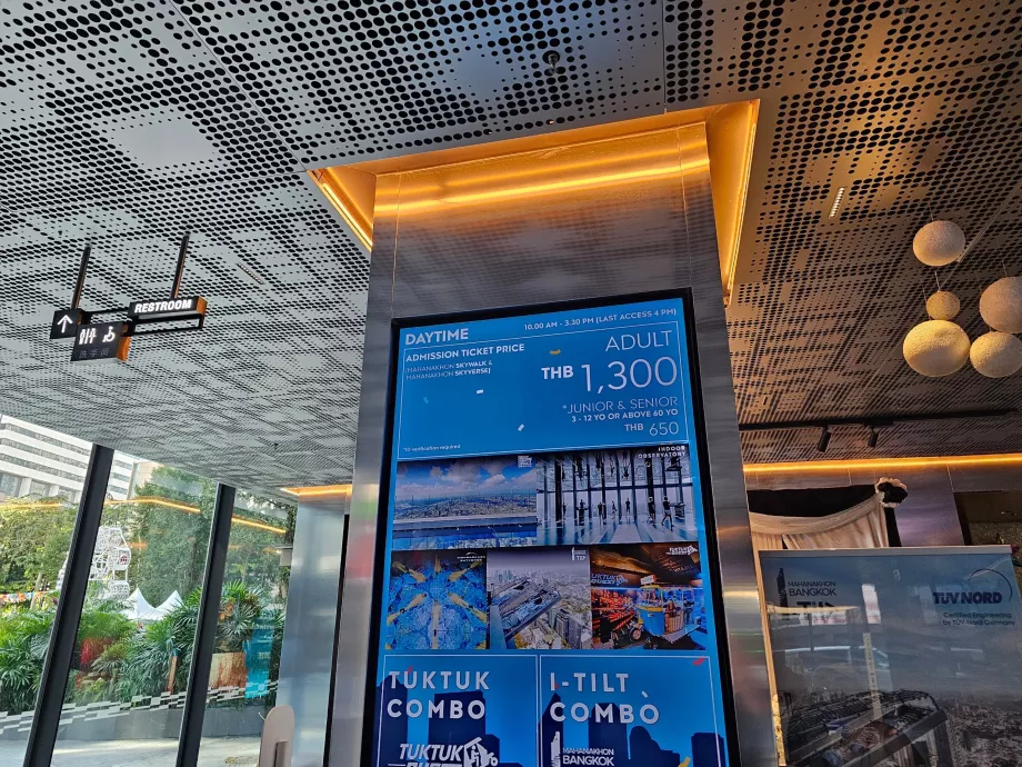 King Power Mahanakhon - aktuálny cenník 2027