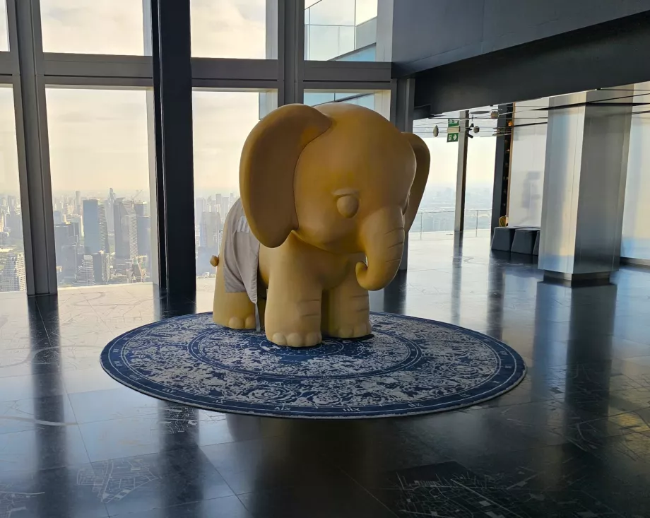 King Power Mahanakhon - vnútorný pohľad