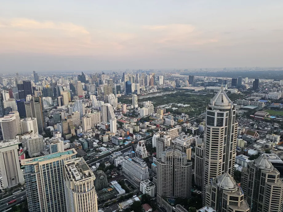 Akara Sky Hanuman - pohľad na Bangkok