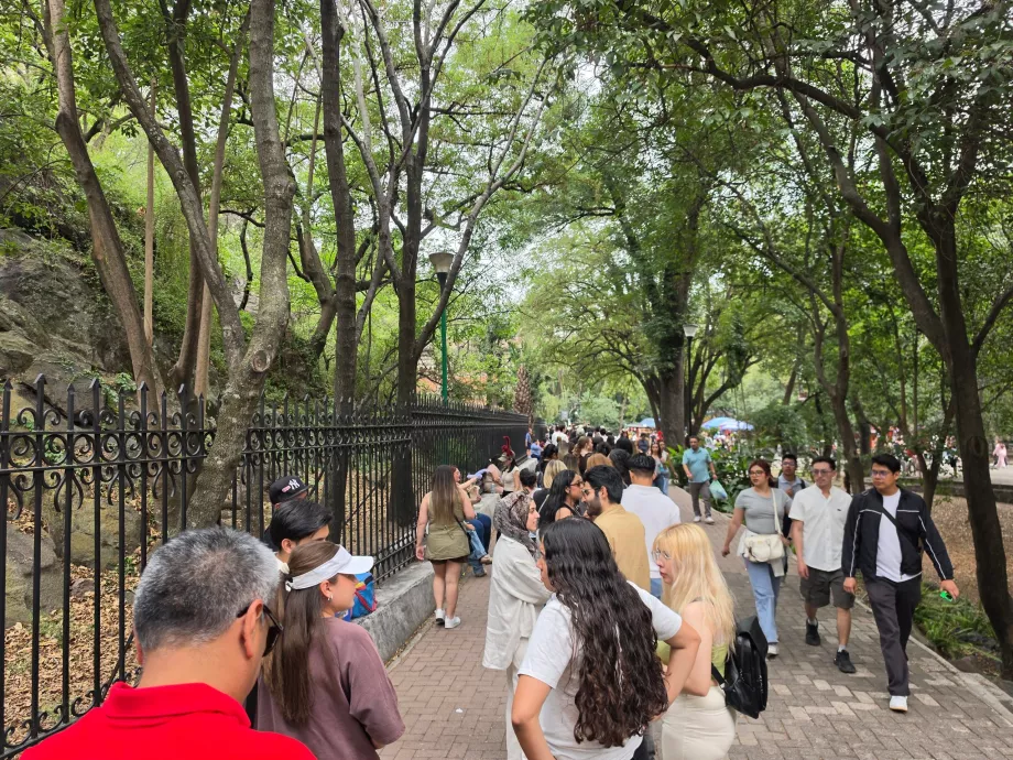 Hrad Chapultepec, fronta na vstup