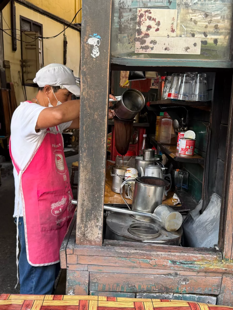 Go Café, príprava kávy