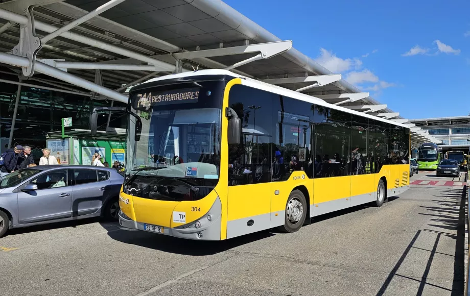 Mestský autobus do centra Lisabonu