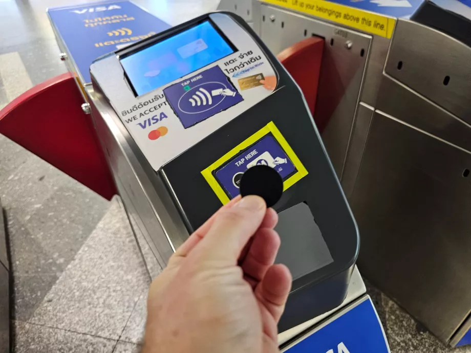 Platba žetónom v MRT