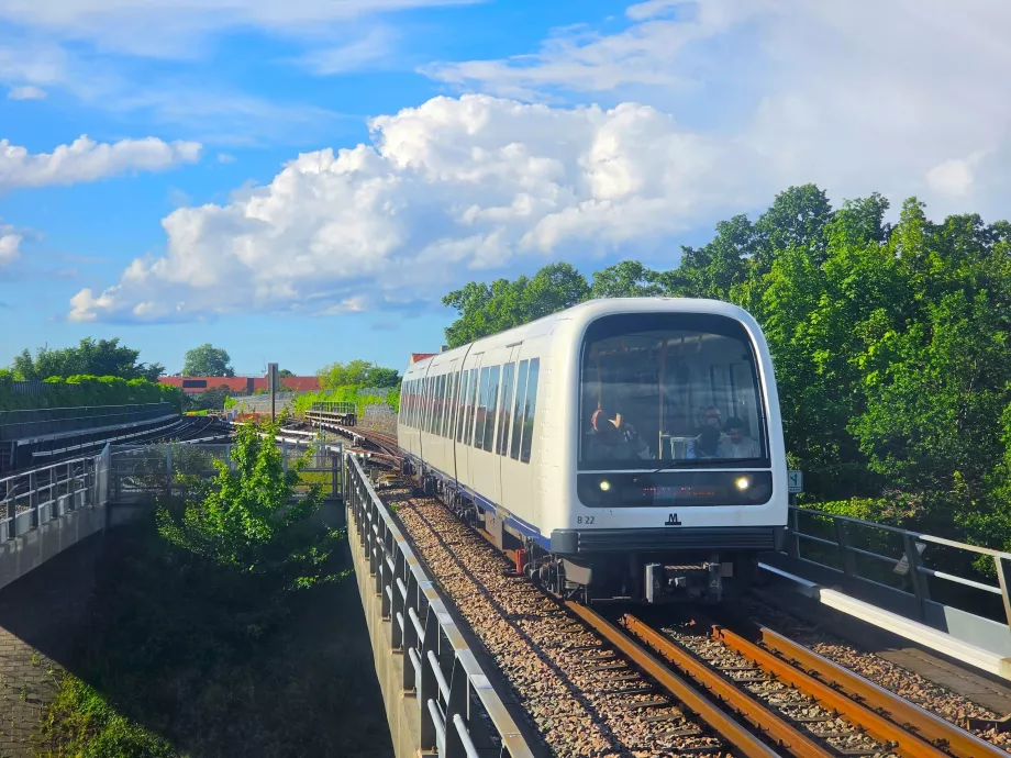 Bezvodičové metro v Kodani