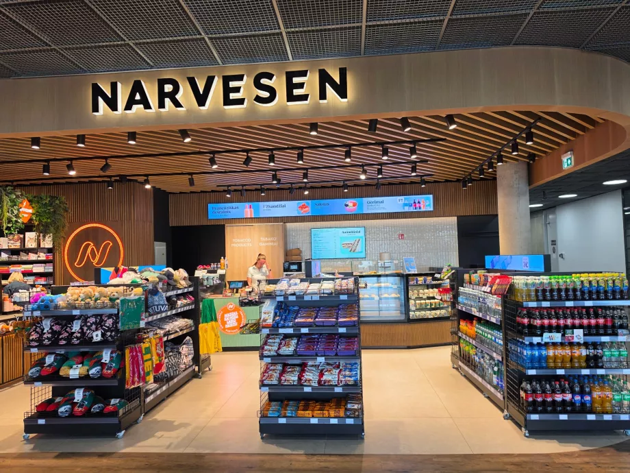 Mini-market Narvessen v príletovej hale