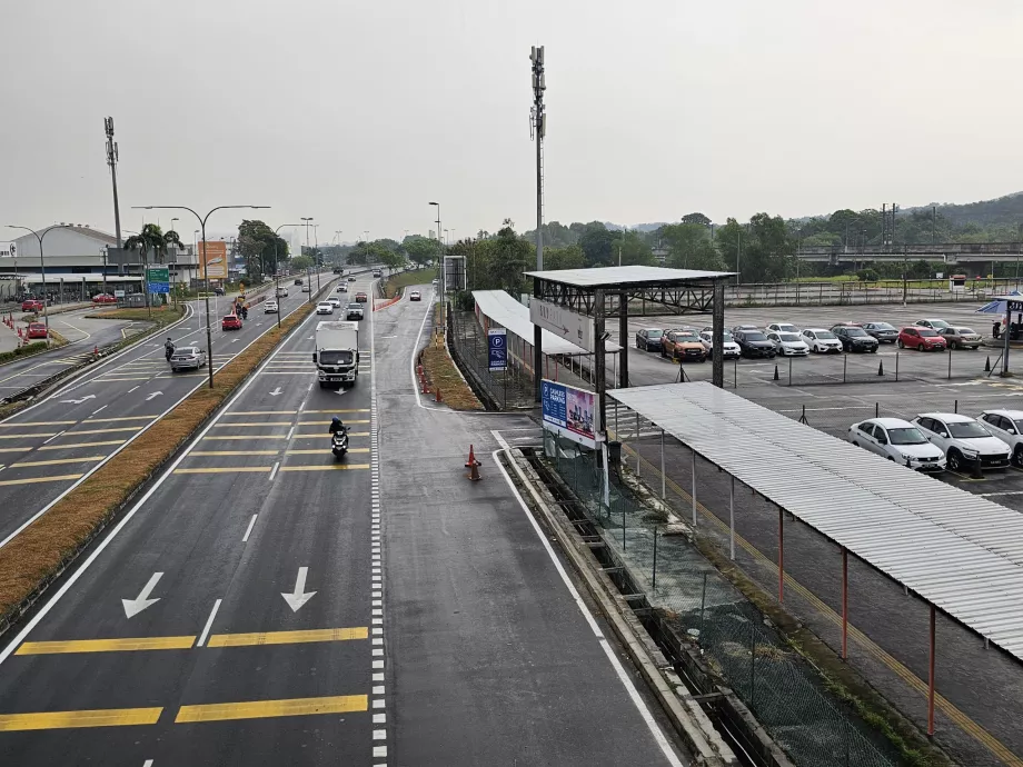 Autobusová zastávka smer KL Sentral