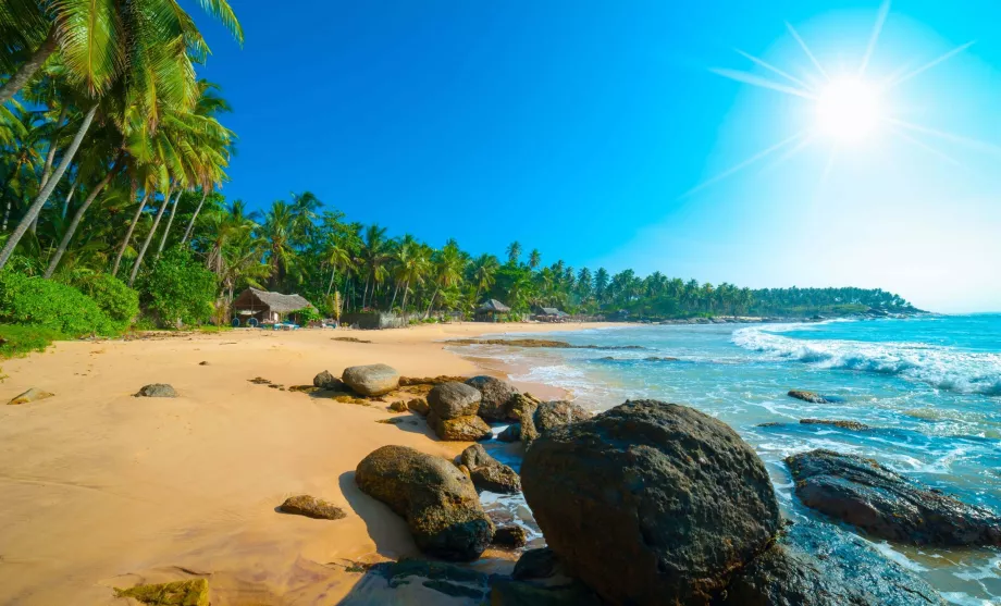 Pláž pri Kolombe