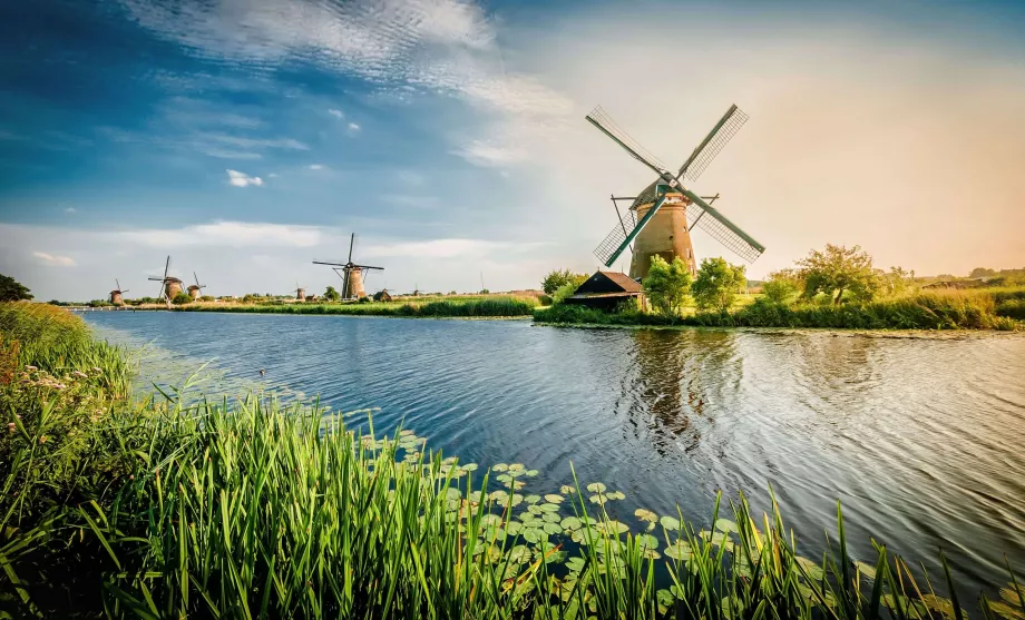 Veterné mlyny v Holandsku