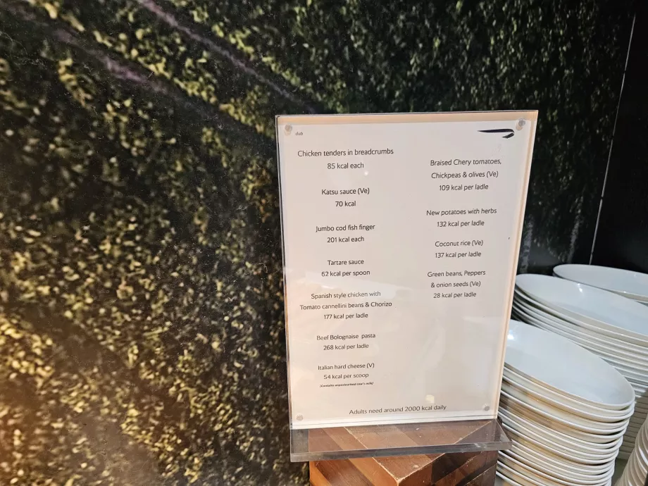 Informácie o kalóriách