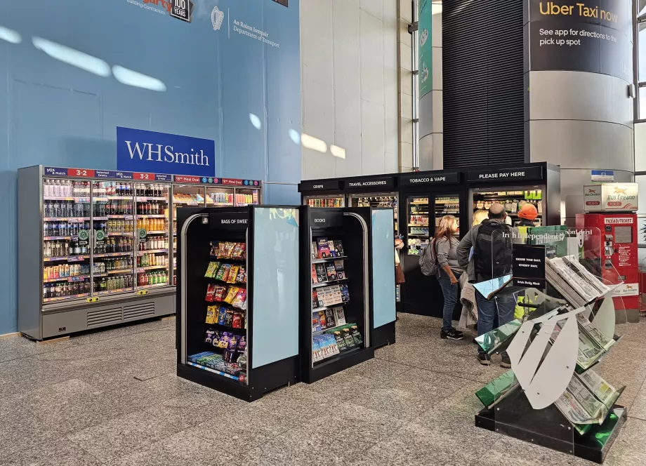 WHSmith v príletovej hale
