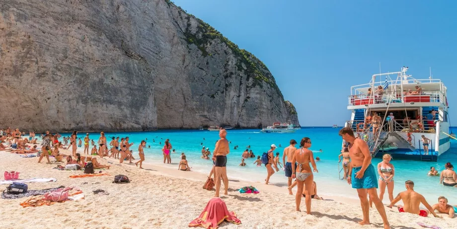 Kúpanie Navagio