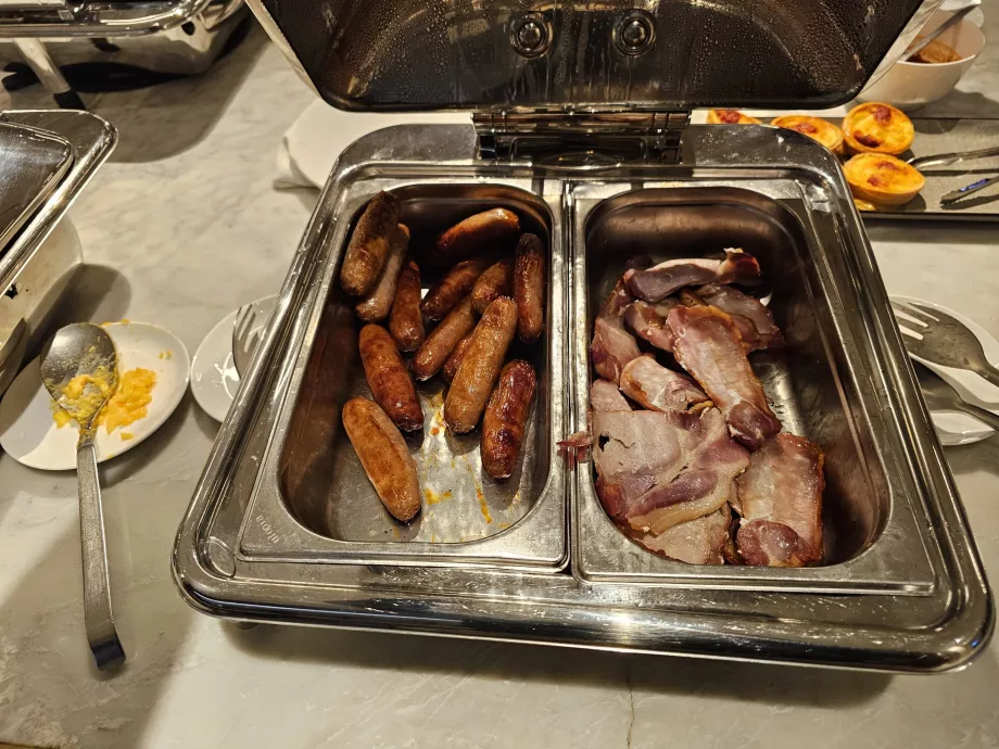 Ponuka raňajok - teplé jedlá