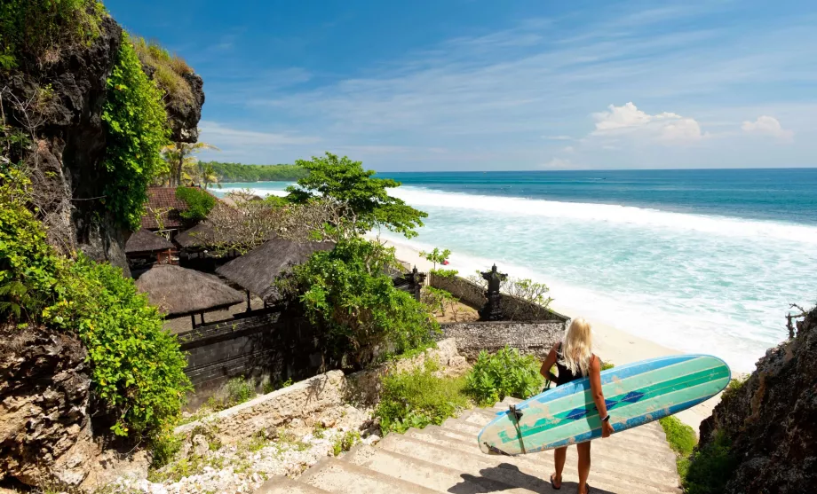 Surfovanie na Bali
