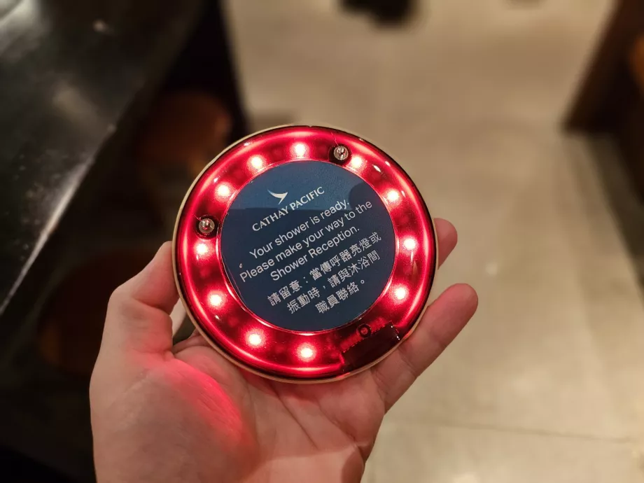 Oznámenie o uvoľnení sprchy