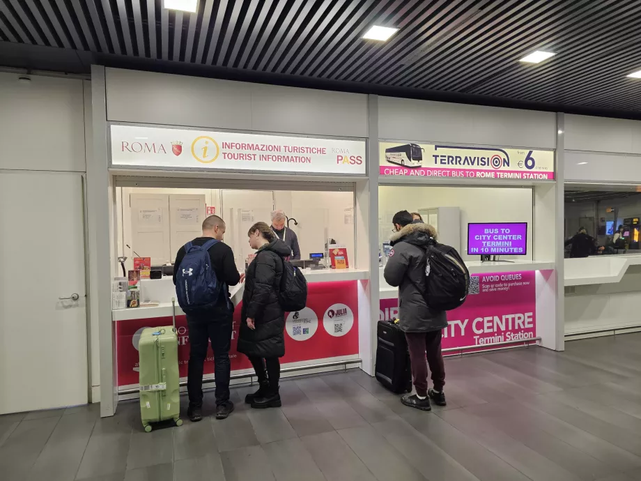 Stánky na predaj autobusových lístkov