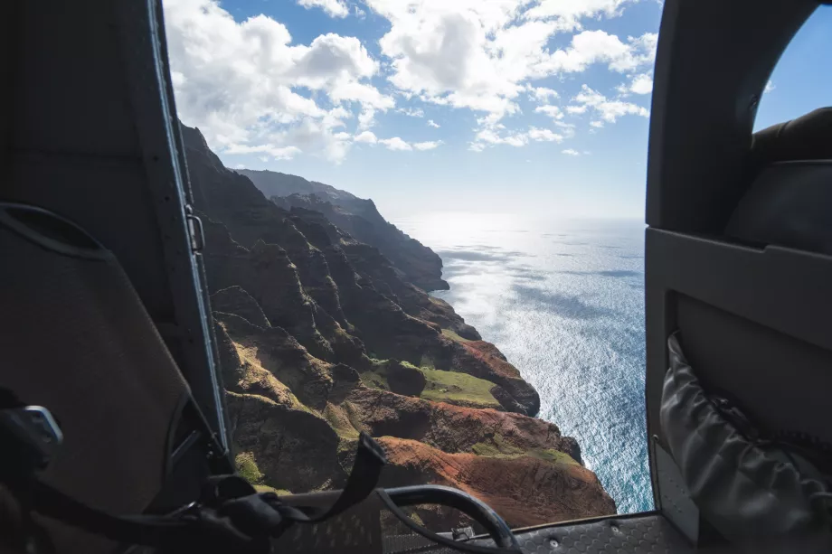 Helikoptéra s vypnutými dverami