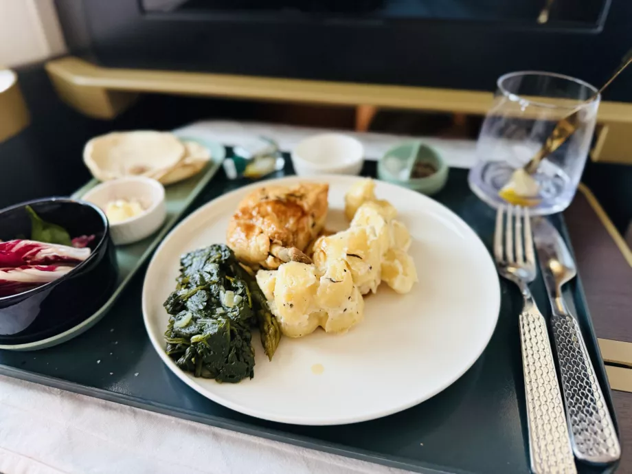 Kuracie supreme s haluškami a špenátom