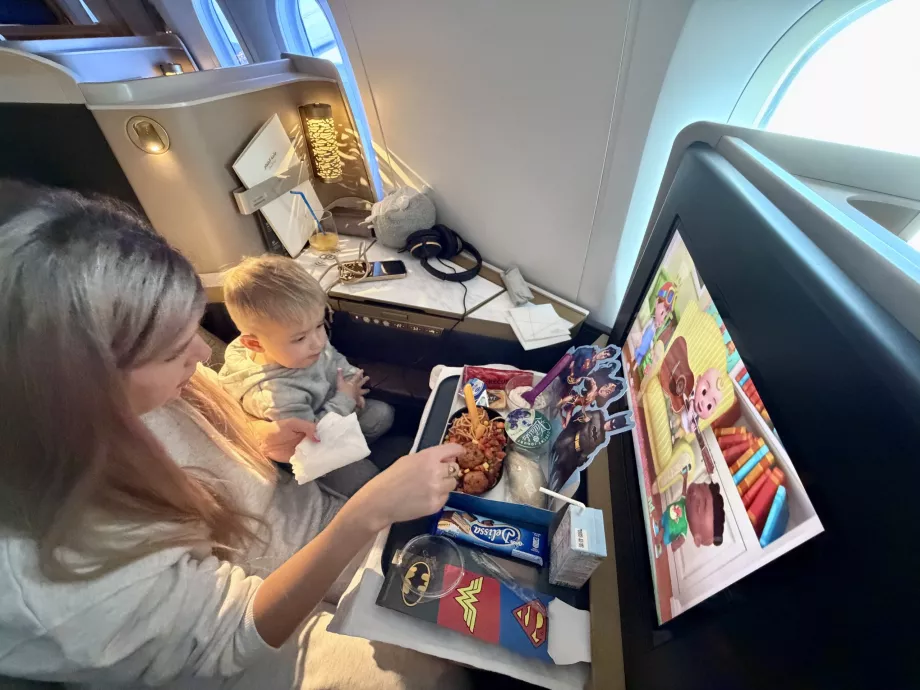 Sedadlá sú dostatočne priestranné aj pre nich