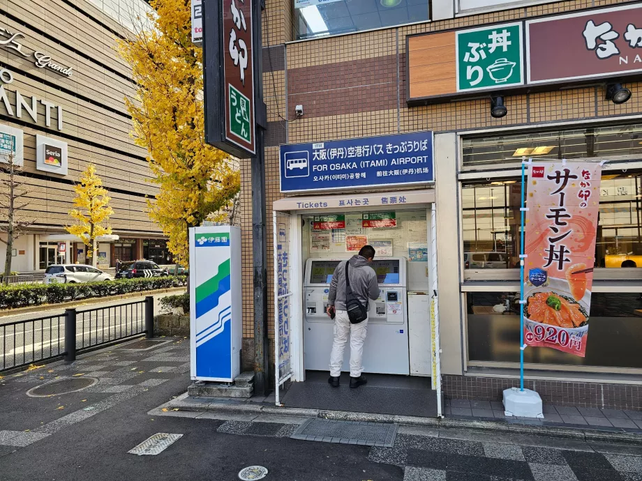 Automatický automat na autobusové lístky