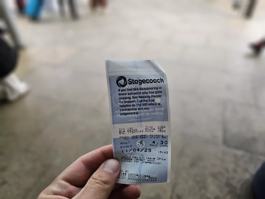 Autobusový lístok