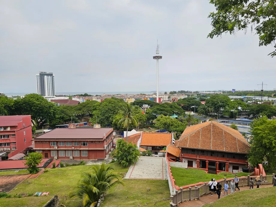 Pohľad z Bukit Melaka