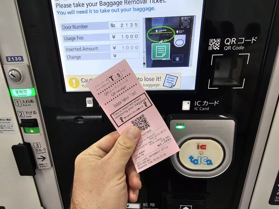 Lístok z batožinového skladu