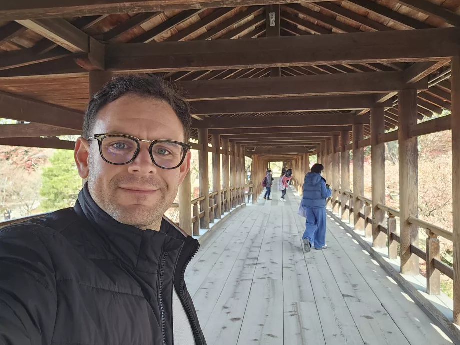 Chrám Tofuku-ji, ja na moste Tsuten-kyo