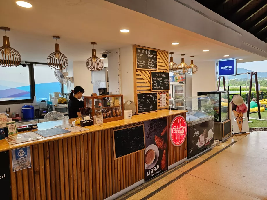 Kaviarne a reštaurácie, medzinárodná časť, tranzitná zóna