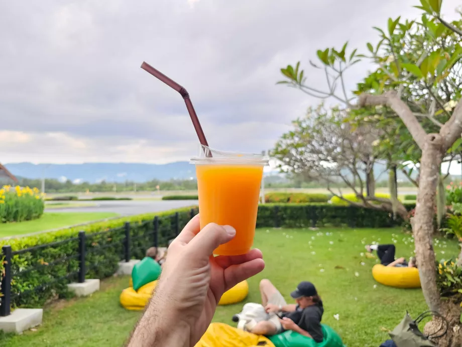 Posledný čerstvý pred odletom z Thajska