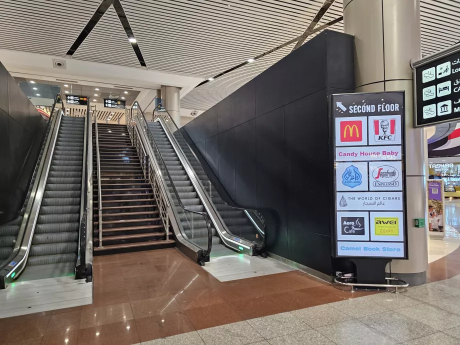 Food Court, tranzitná časť, terminál 2