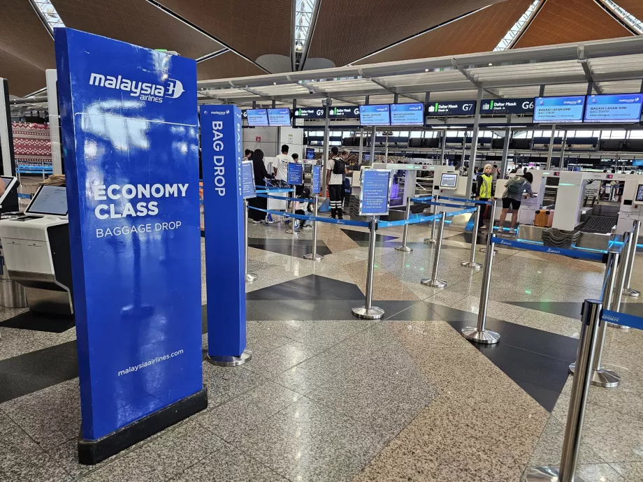 Odbavenie, Malaysia Airlines