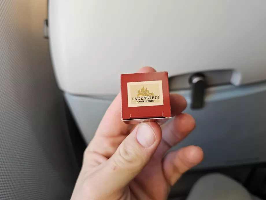 Čokoládová pralinka pred pristátím