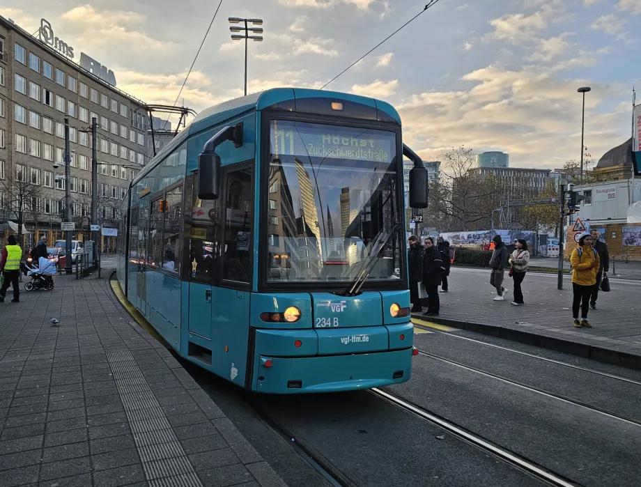 Tramvaje vo Frankfurte