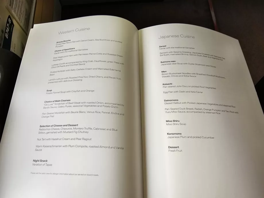 Hlavný servis - predjedlo, hlavný chod, dezert