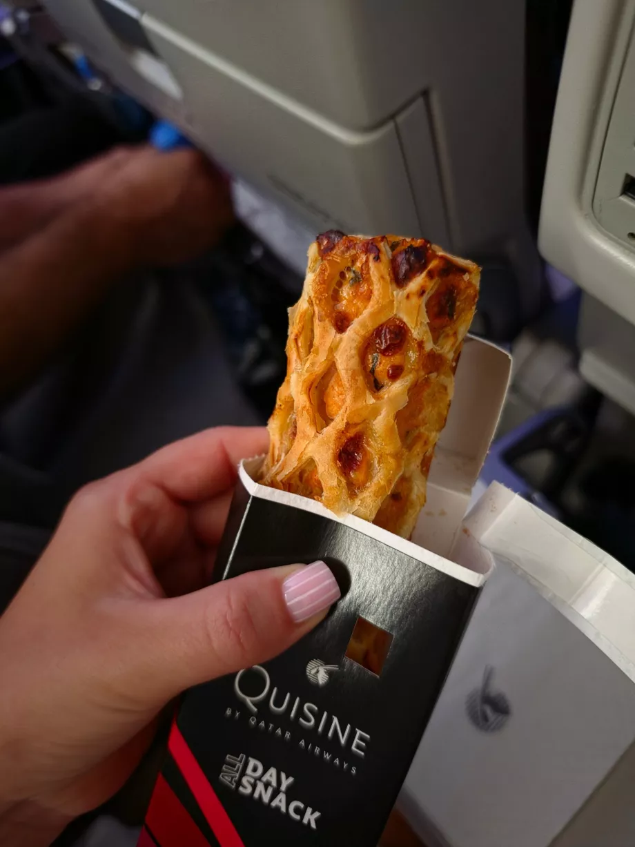 Občerstvenie pred pristátím