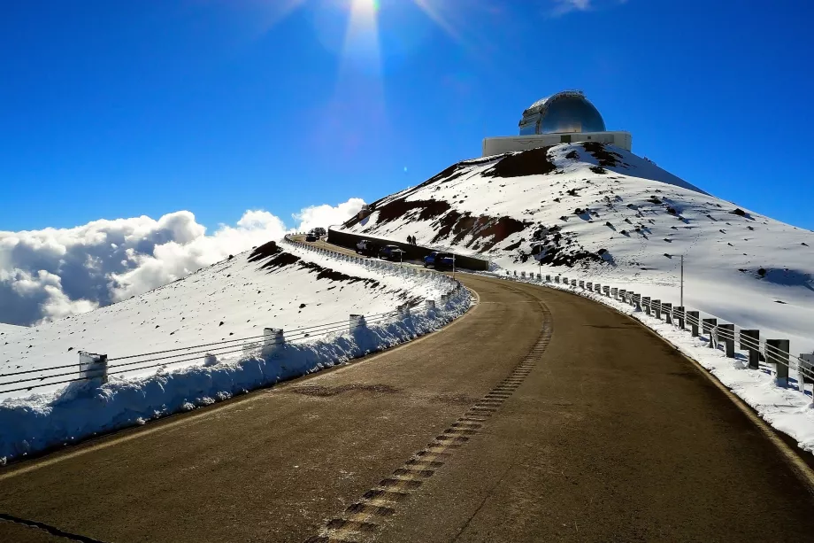 Mauna Kea v zime