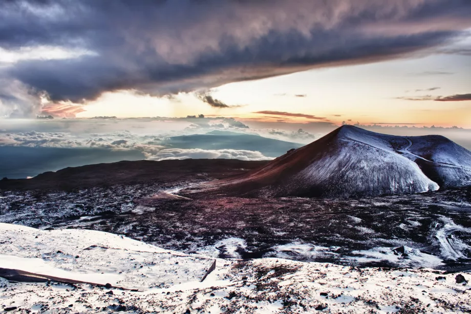 Zimná Mauna Kea