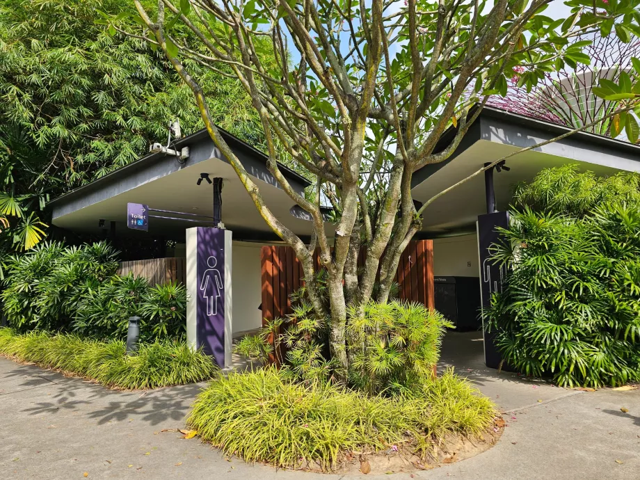 Gardens by the Bay, toaleta zdarma