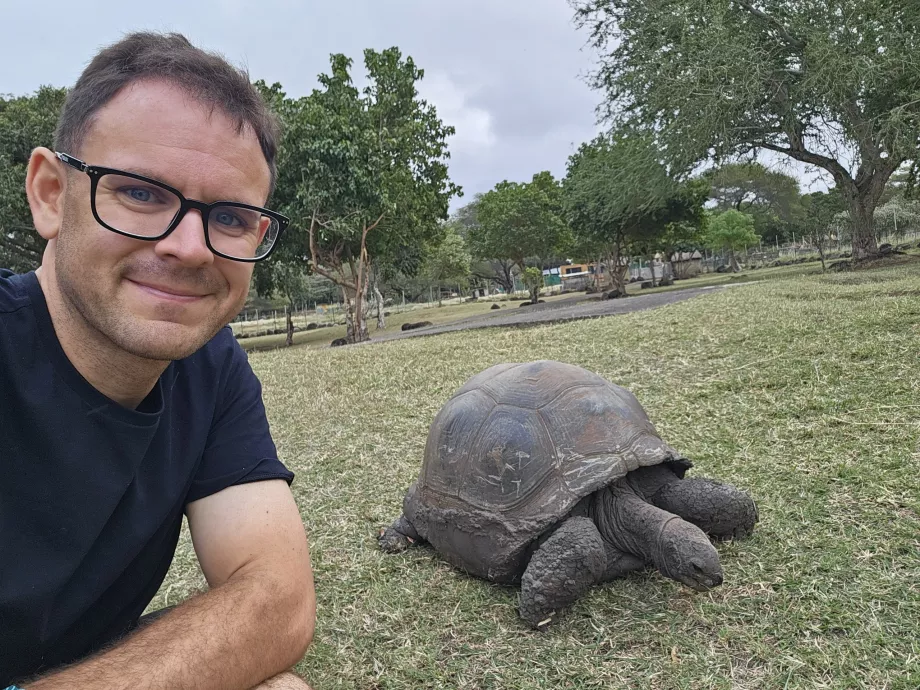 Želvy v zoologickej záhrade Casela