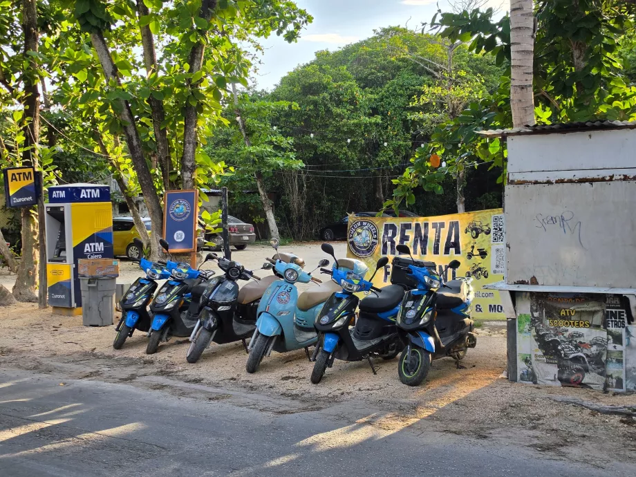 Prenájom motocyklov v Tulume