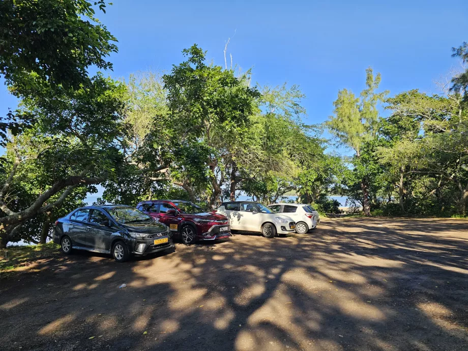 Parkovanie pod Le Morne