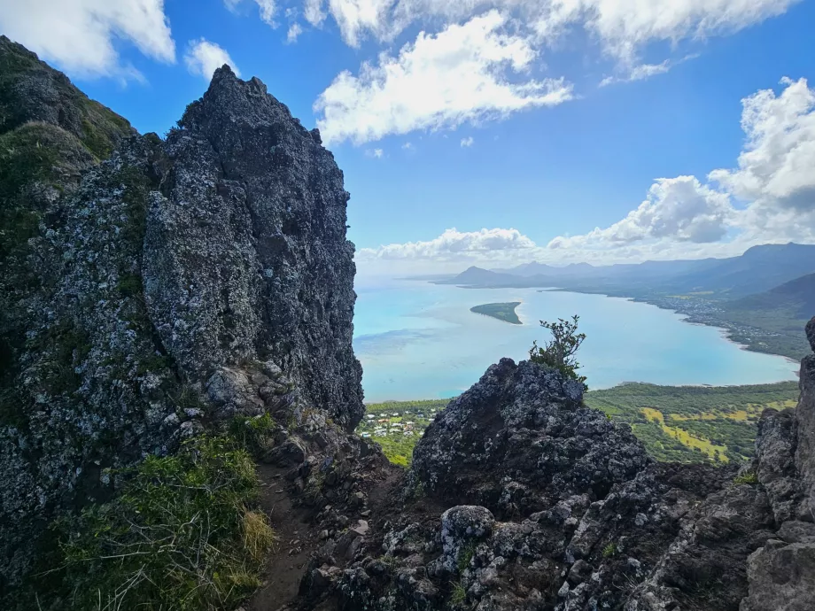 Pohľad z vrcholu Le Morne