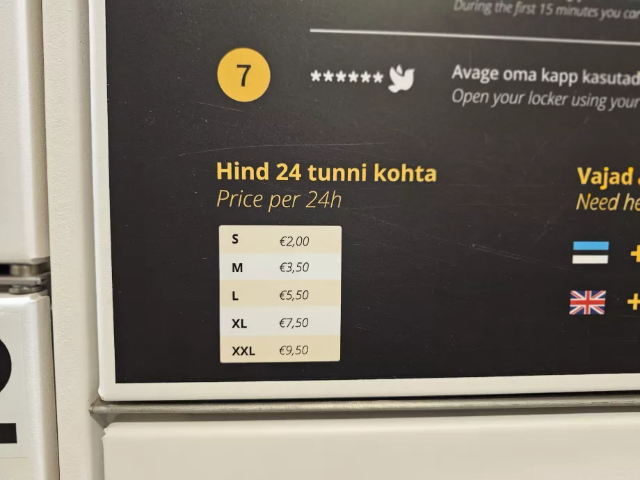 Ceny za uskladnenie batožiny