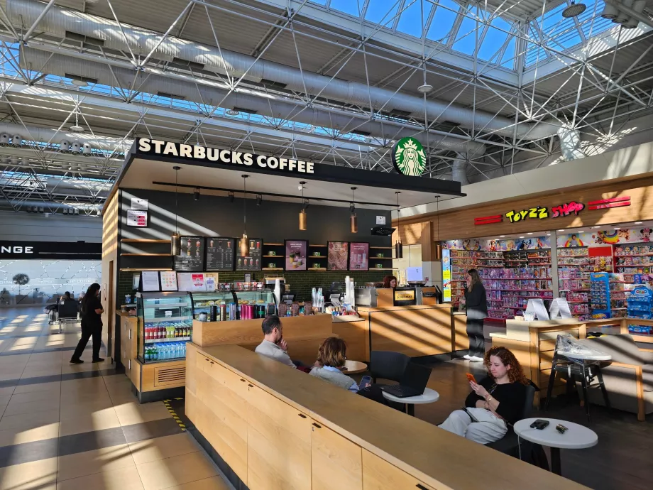 Starbucks, terminál 1, vnútroštátna tranzitná časť