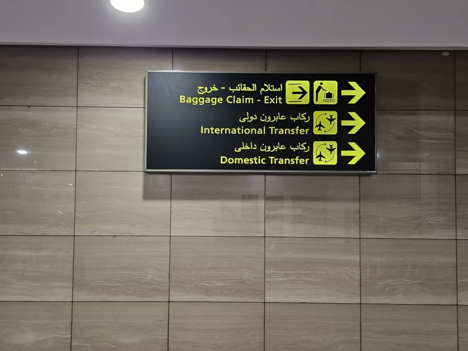 Označenie nadväzujúcich letov