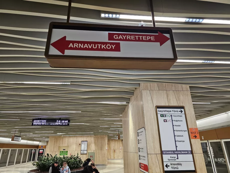 Smer Gayrettepe do centra